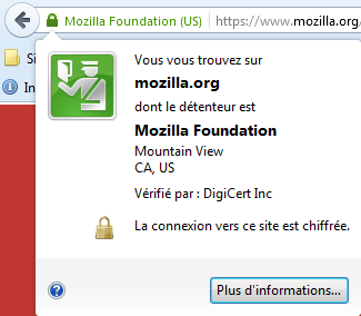 barre verte du certificat SSL : ExtendedSSL